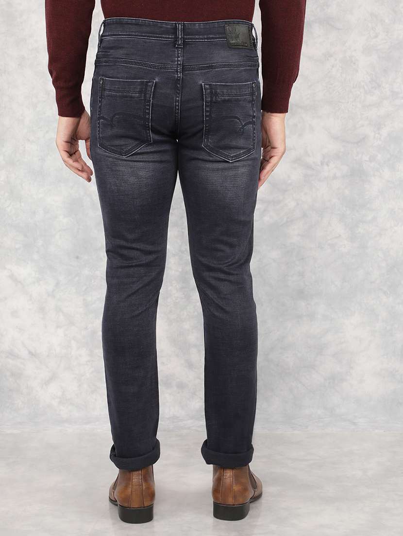 men mid-rise plain slim fit jean - 21517874 -  Standard Image - 3