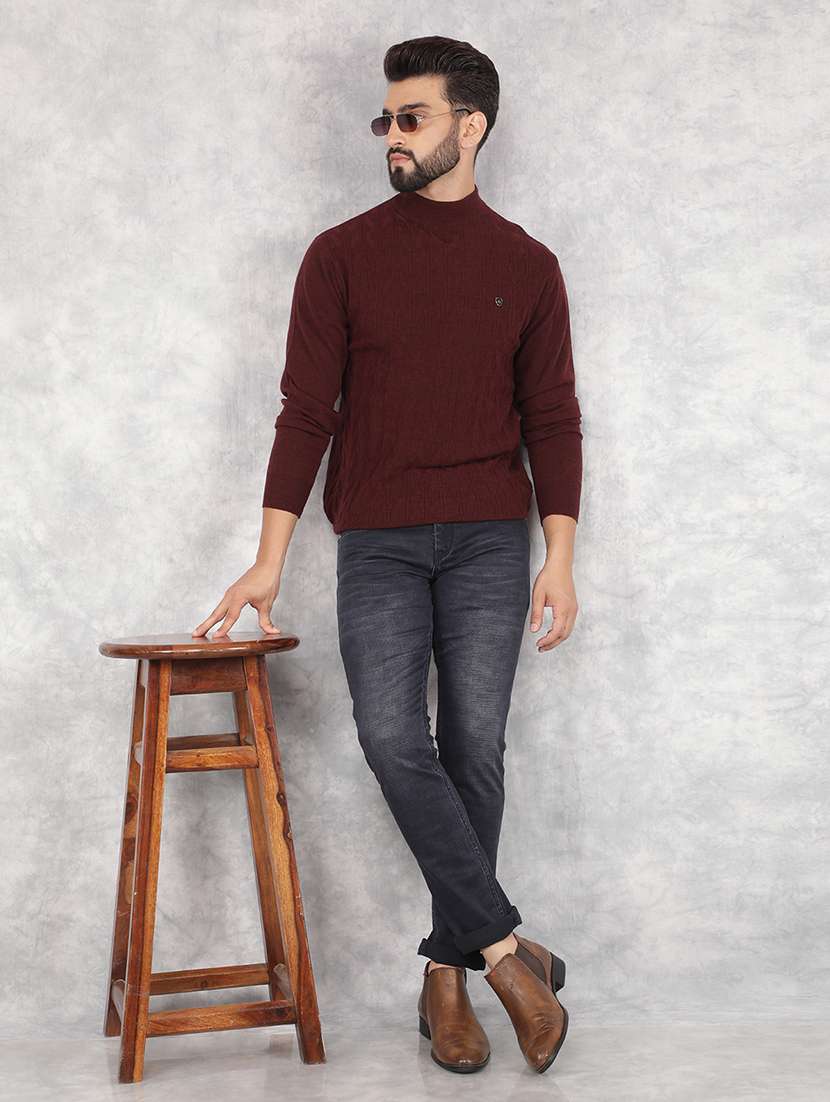 men mid-rise plain slim fit jean - 21517874 -  Standard Image - 5
