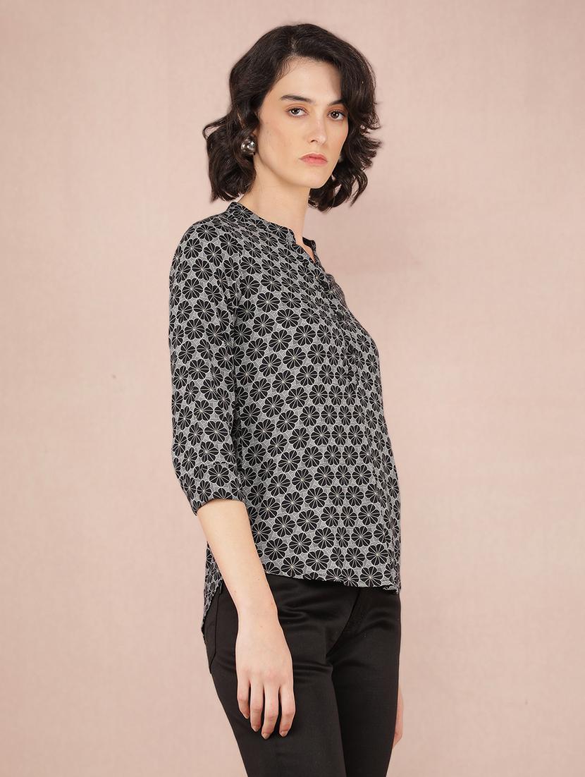 women black viscose regular top - 21518007 - Zoom Image - 0