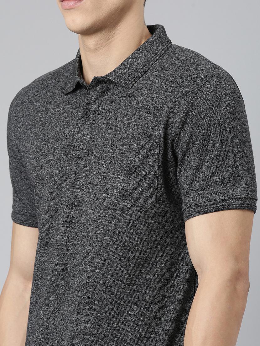 men polo neck plain t-shirt - 21518271 - Standard Image - 3