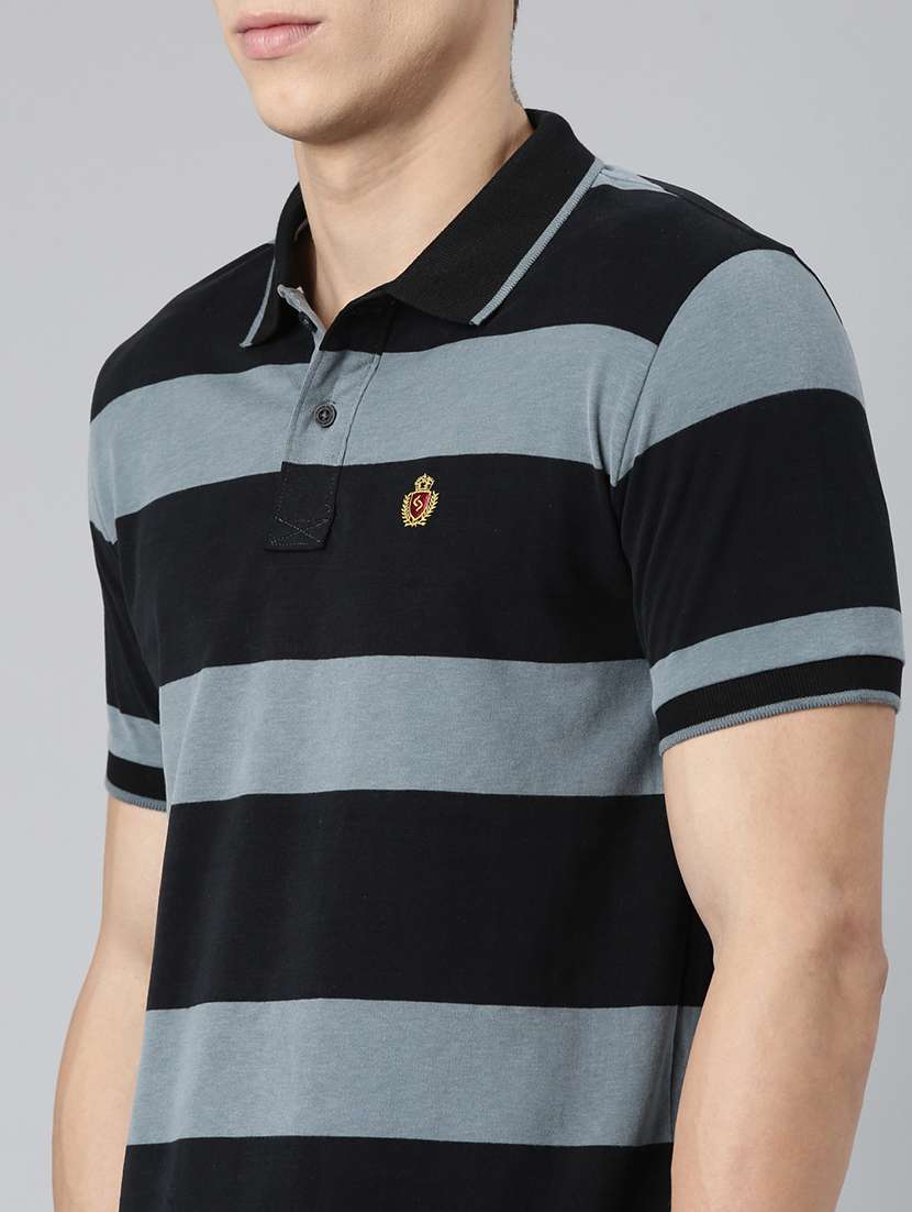 men polo neck all over print t-shirt - 21518293 - Standard Image - 3