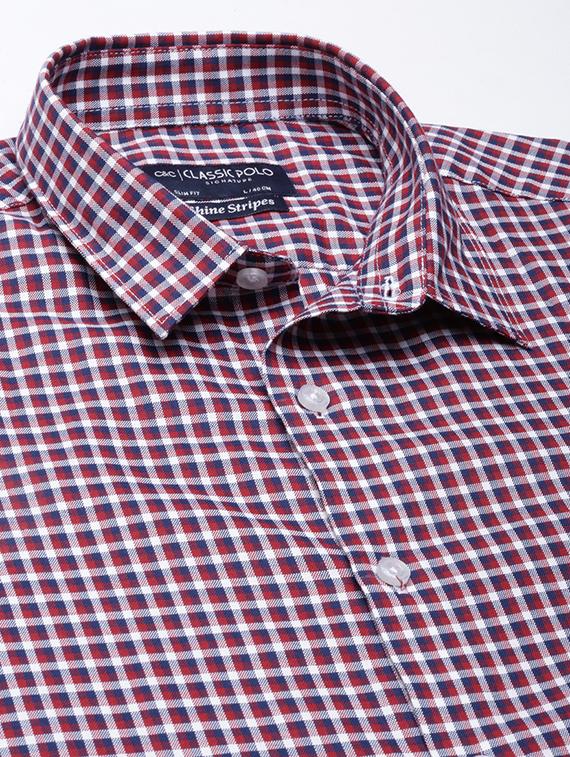 men collared checks casual shirt - 21518447 - Standard Image - 5