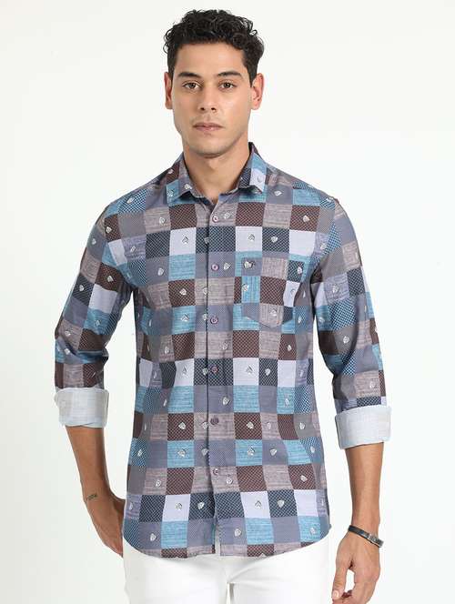 men multi colored cotton casual shirt - 21518464 - Standard Image - 0
