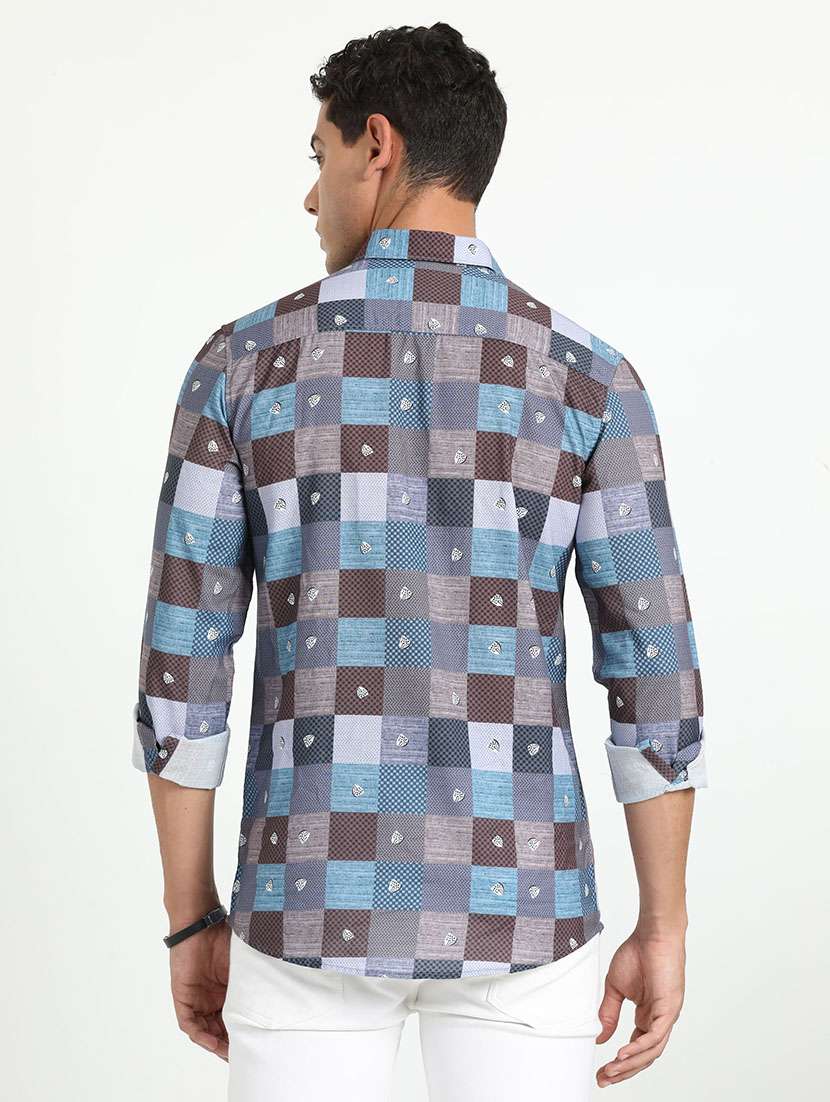 men multi colored cotton casual shirt - 21518464 - Standard Image - 3