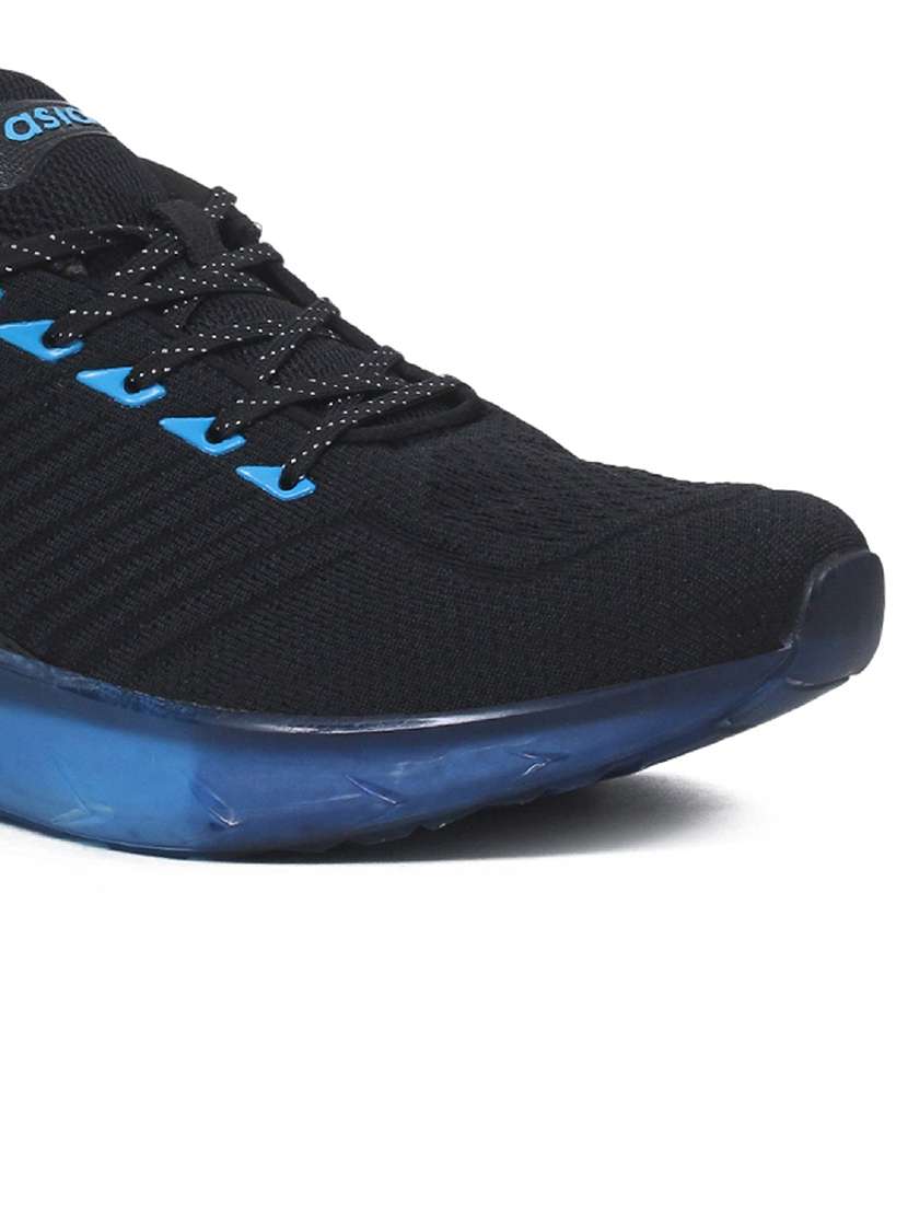 men navy blue solid lace up sport shoe - 21518508 -  Standard Image - 5