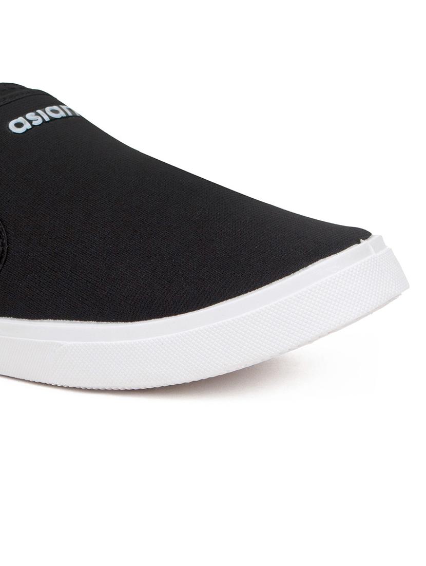 men black slip on shoes - 21518526 - Standard Image - 5