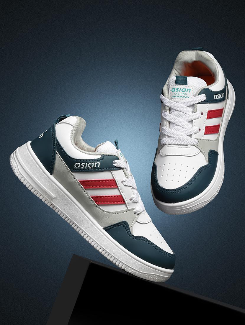 men color block lace up sneakers - 21518757 -  Zoom Image - 0