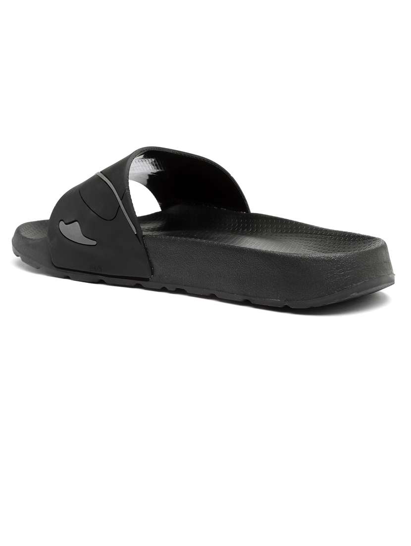 men black open toe slider - 21518758 -  Standard Image - 3