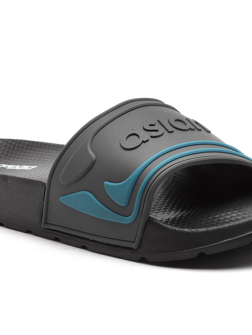 men grey slip on slippers - 21518774 - Standard Image - 5