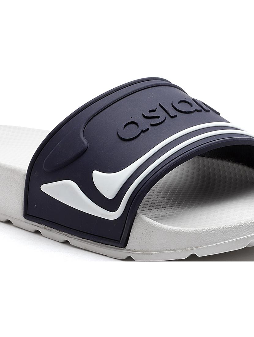 men navy slip on slipper - 21518775 - Standard Image - 5