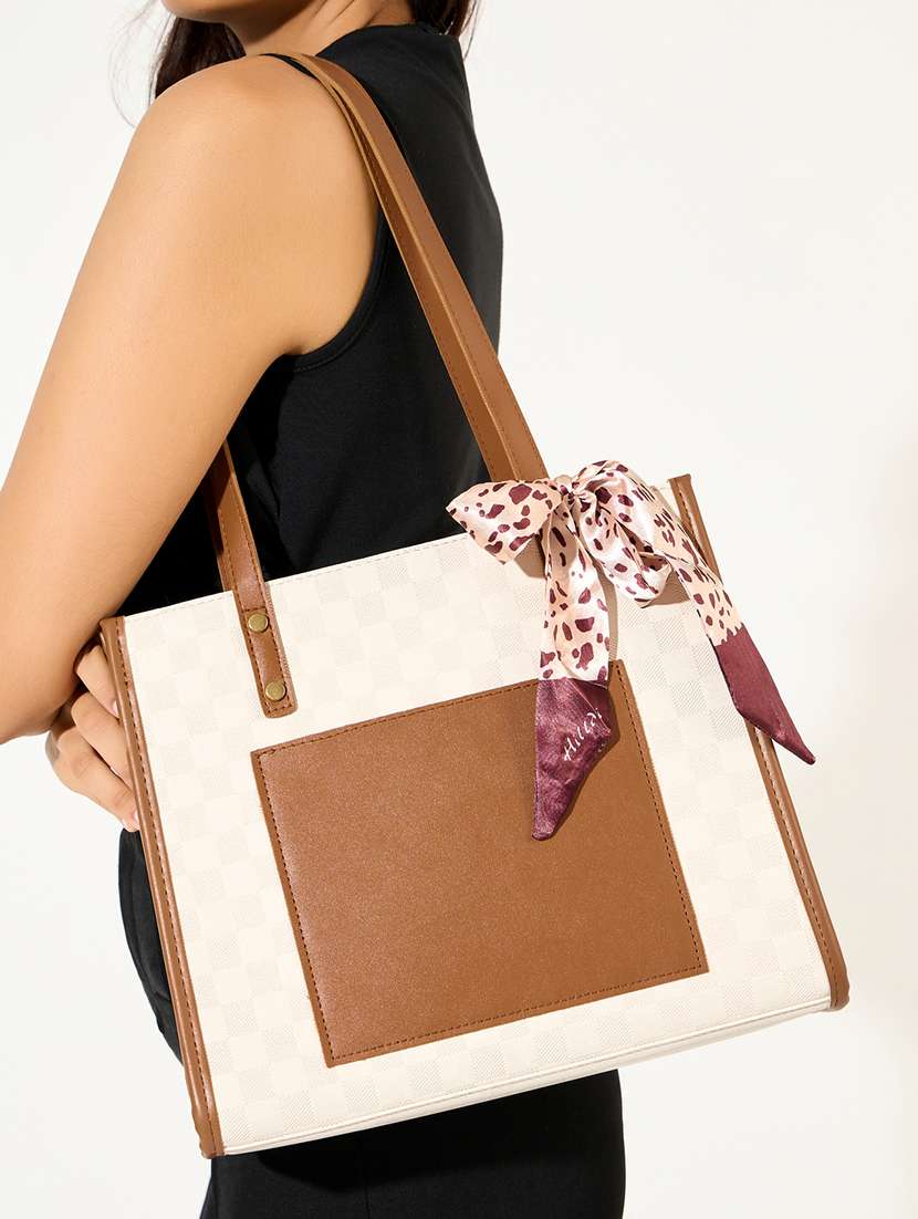 women color block handbag - 21518860 - Standard Image - 5