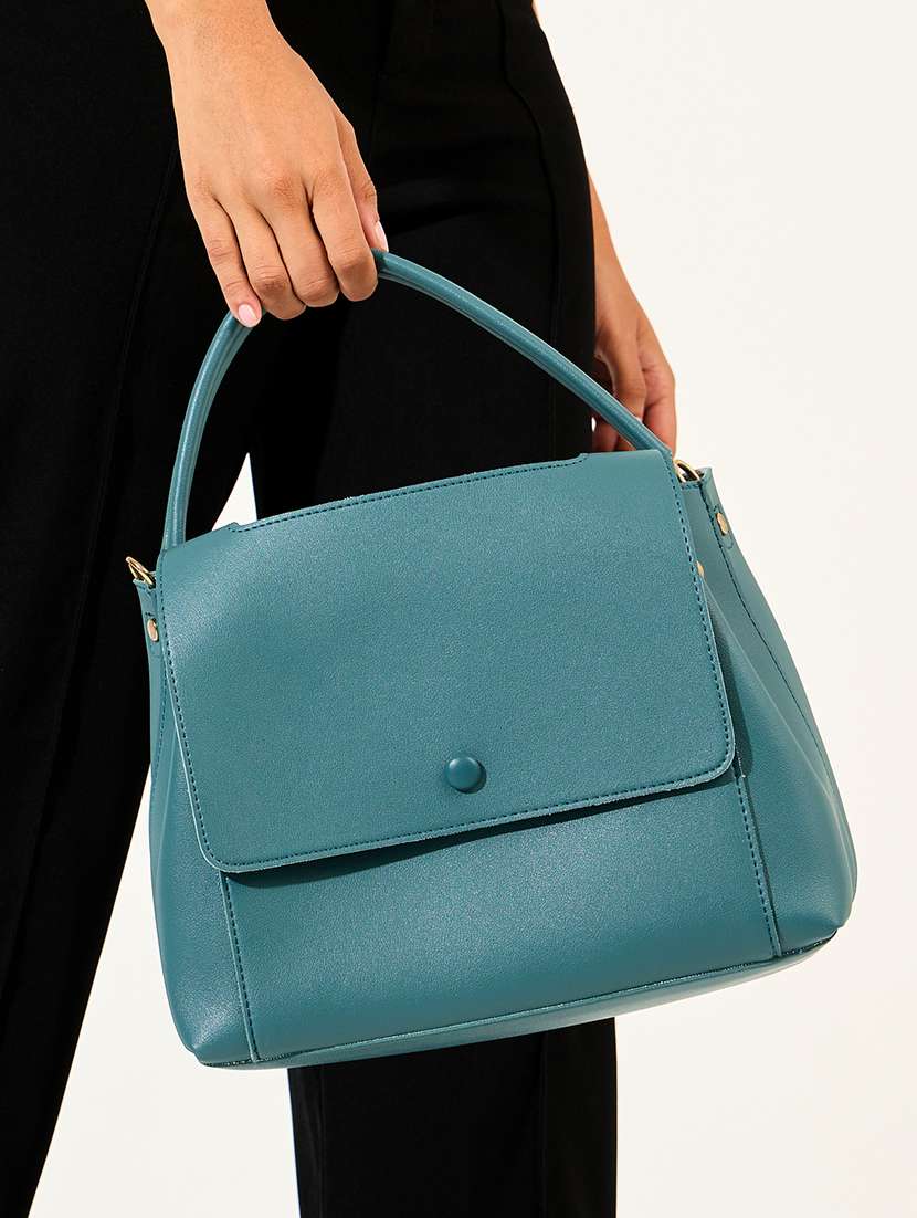 women solid handbag - 21518862 - Standard Image - 5
