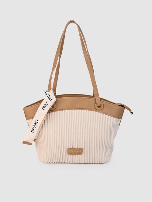 women off white stripes handbag - 21518869 -  Standard Image - 0