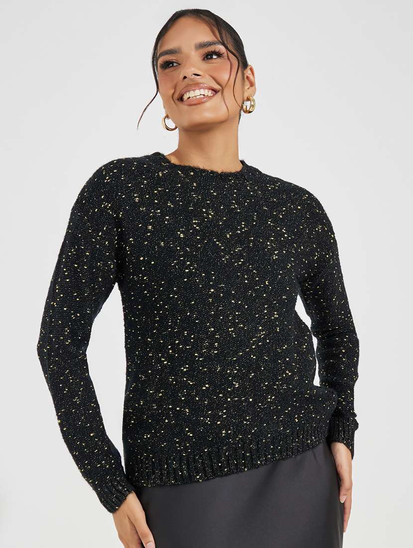 women long sleeve self-designed pullover - 21518892 - Zoom Image - 0