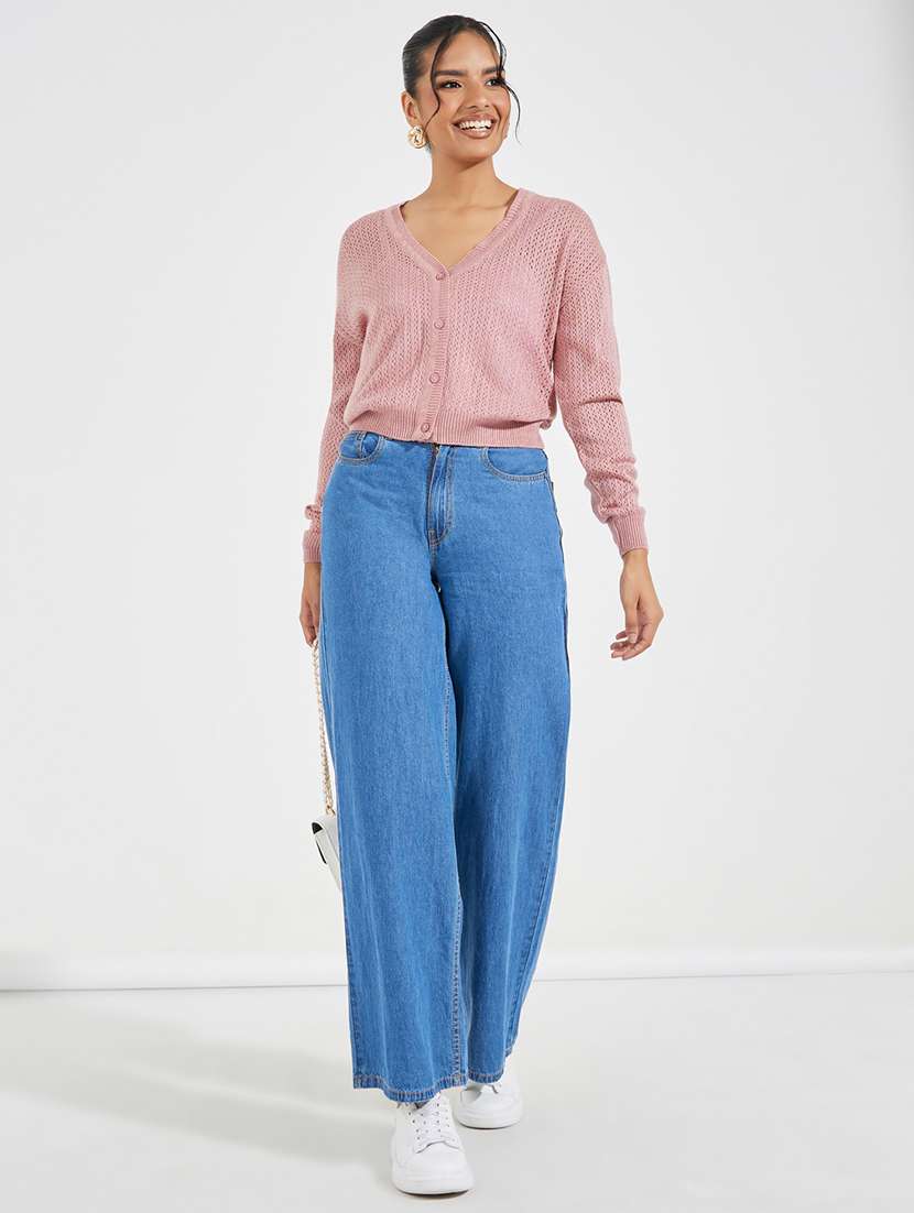 women long sleeve self-designed cardigan - 21518900 -  Standard Image - 3