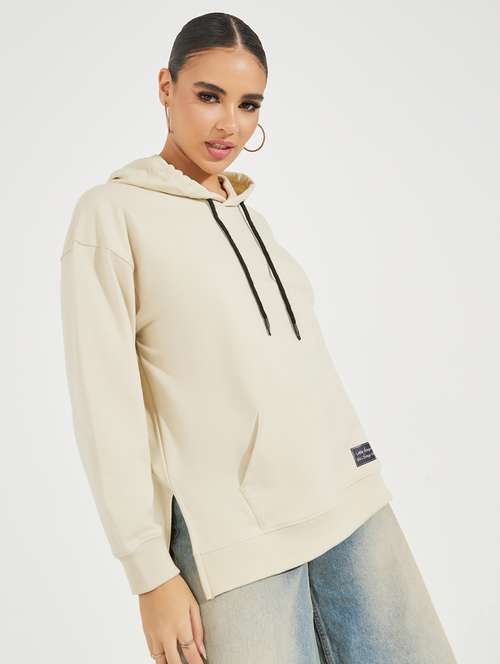women long sleeves plain sweatshirt - 21518904 -  Standard Image - 0