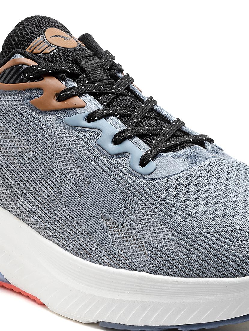men textured lace up sport shoes - 21518916 - Standard Image - 5