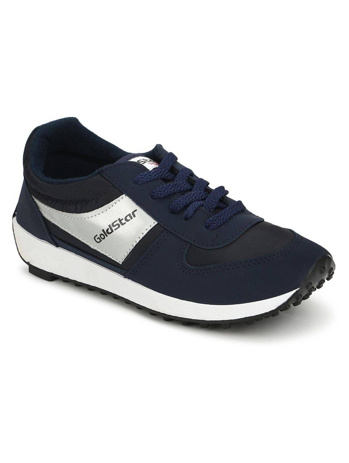 men navy blue running sport shoes - 21518949 -  Zoom Image - 0