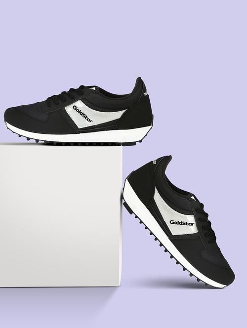 men black running sport shoes - 21518952 - Standard Image - 0