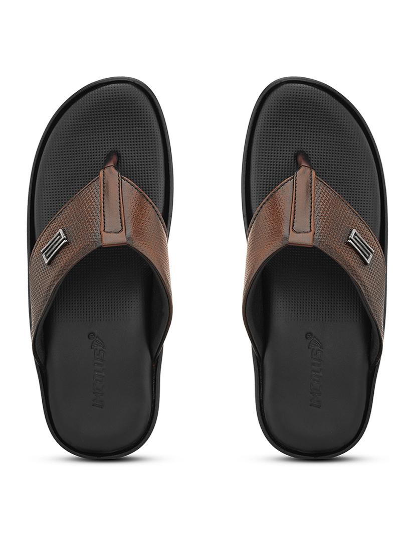 men tan slip on sandal - 21519066 - Zoom Image - 0