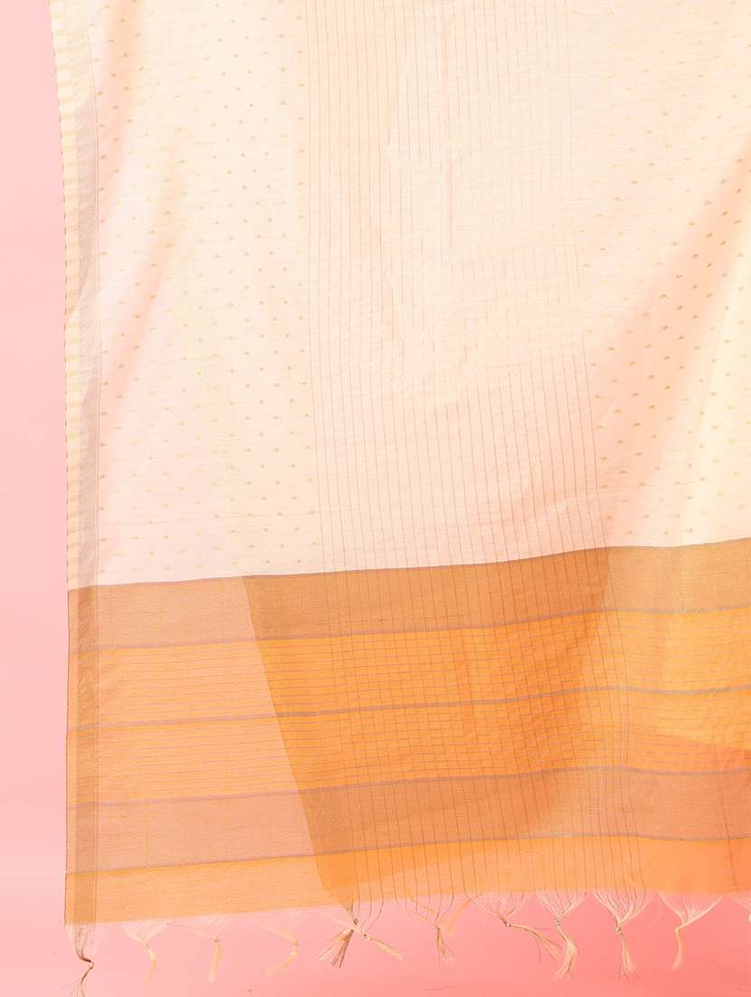 women cream self design dupatta - 21519231 -  Standard Image - 5