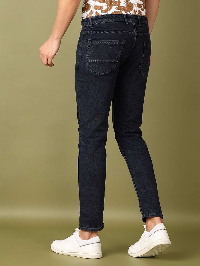 men mid rise plain jeans - 21519232 -  Standard Image - 3