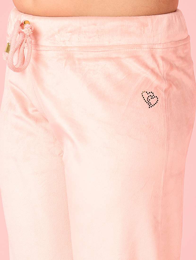 girls pink solid pyjama - 21519258 -  Standard Image - 5