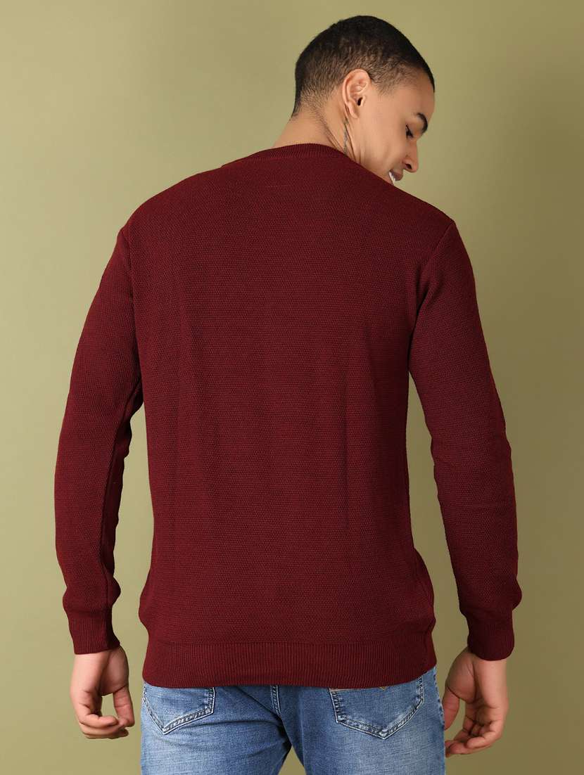 men long sleeve self-designed pullover - 21519268 -  Standard Image - 3