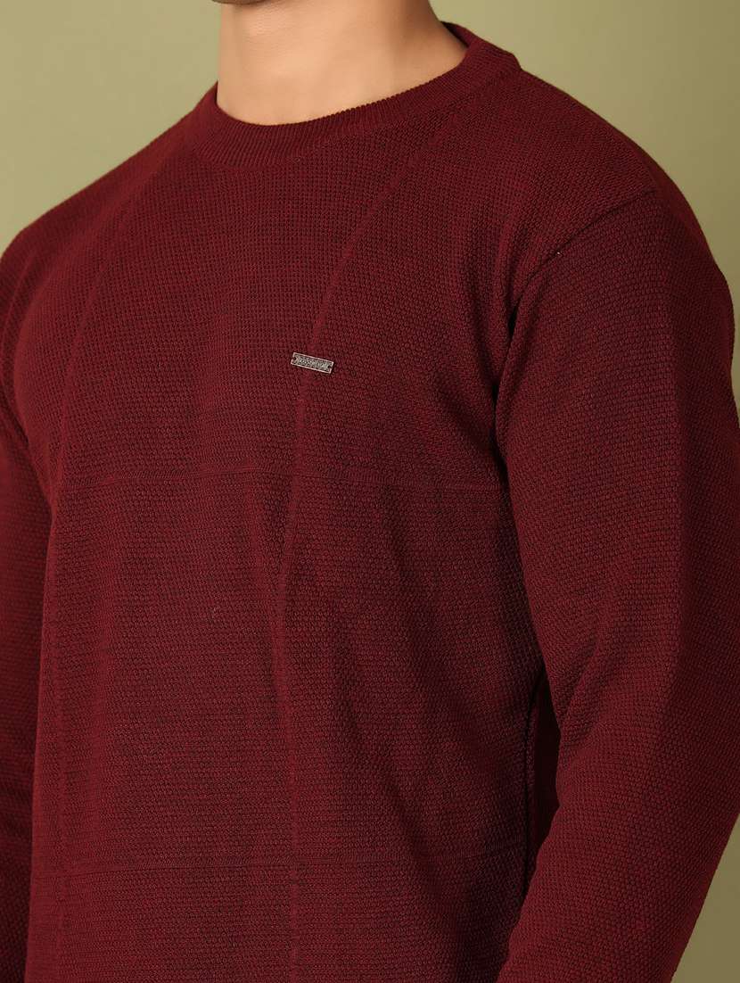 men long sleeve self-designed pullover - 21519268 -  Standard Image - 5