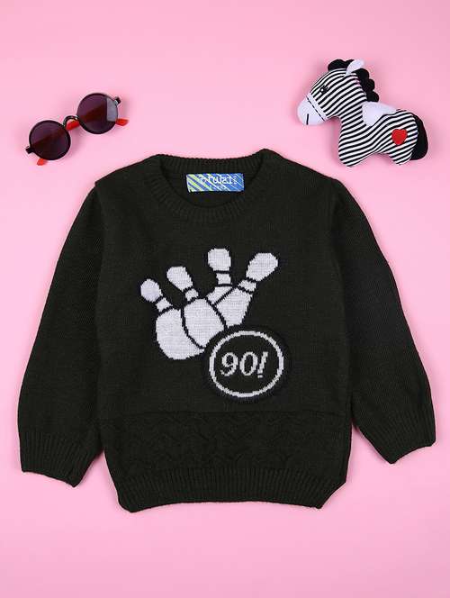 boys acrylic long sleeve sweater - 21519275 -  Standard Image - 0