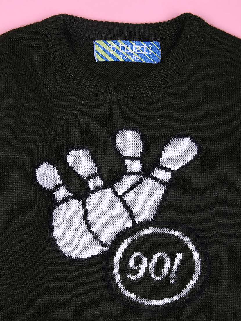 boys acrylic long sleeve sweater - 21519275 -  Standard Image - 3