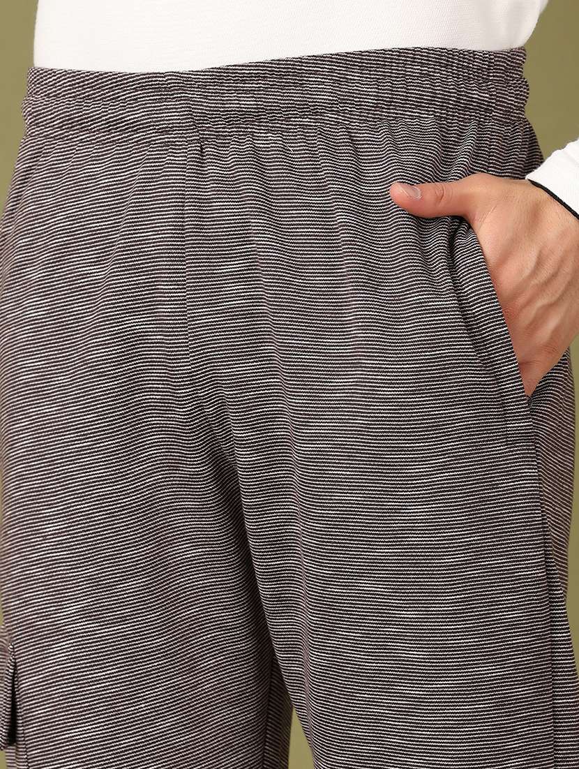 men grey solid pyjama - 21519280 -  Standard Image - 5