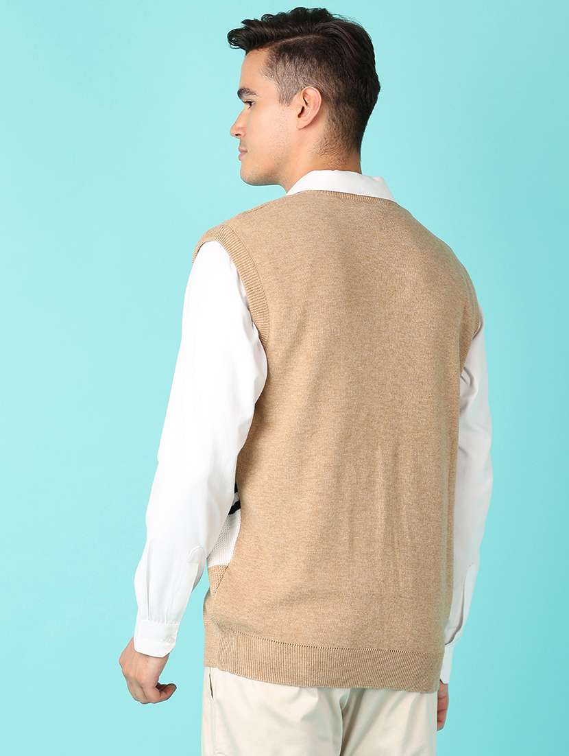 men v-neck striped pullover - 21519290 -  Standard Image - 3