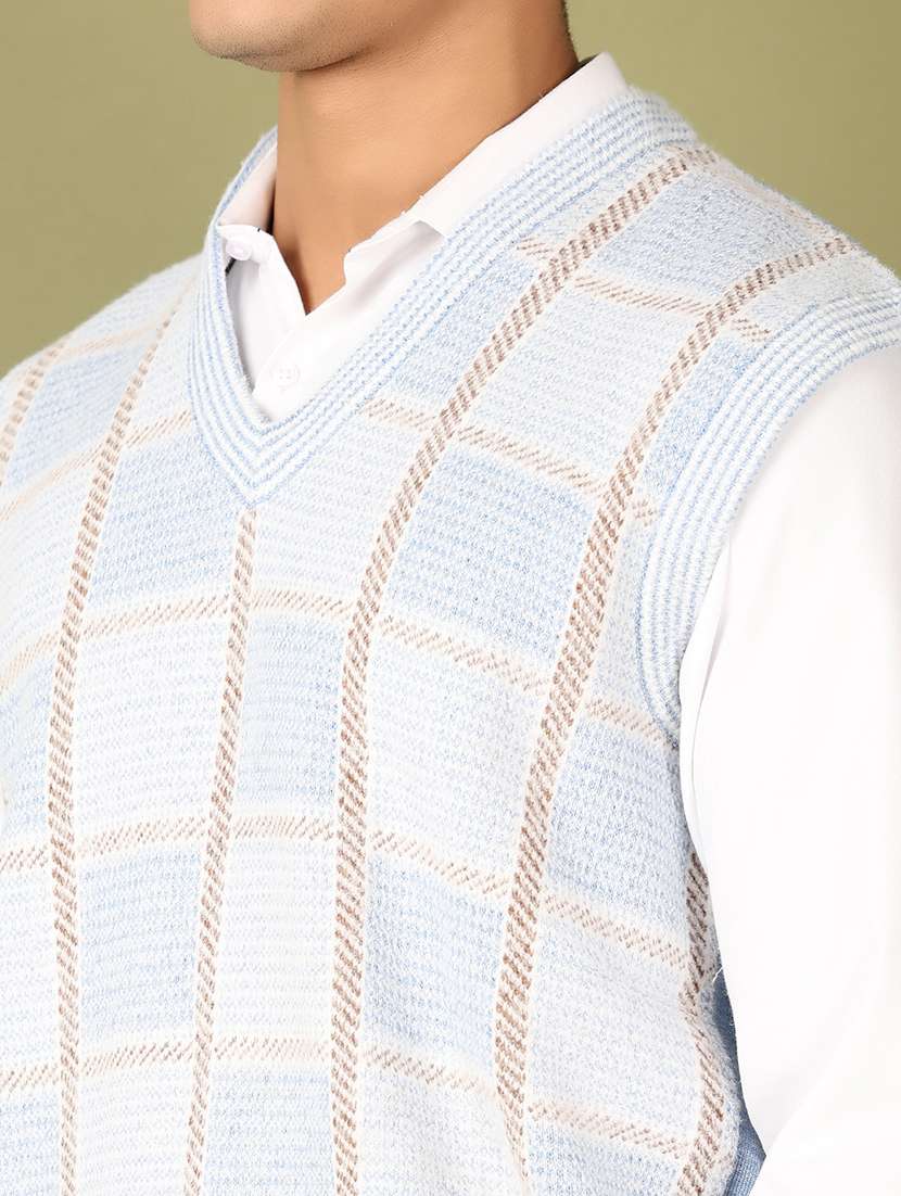 men self design sleeveless pullover - 21519292 -  Standard Image - 5