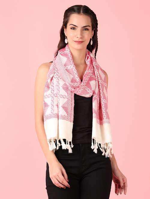 women self design winter stole - 21519303 -  Standard Image - 0