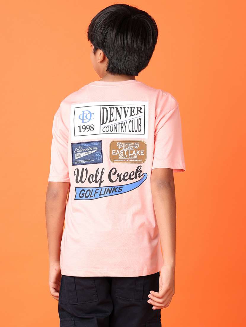 boys short sleeves front & back print t-shirt - 21519333 -  Standard Image - 3