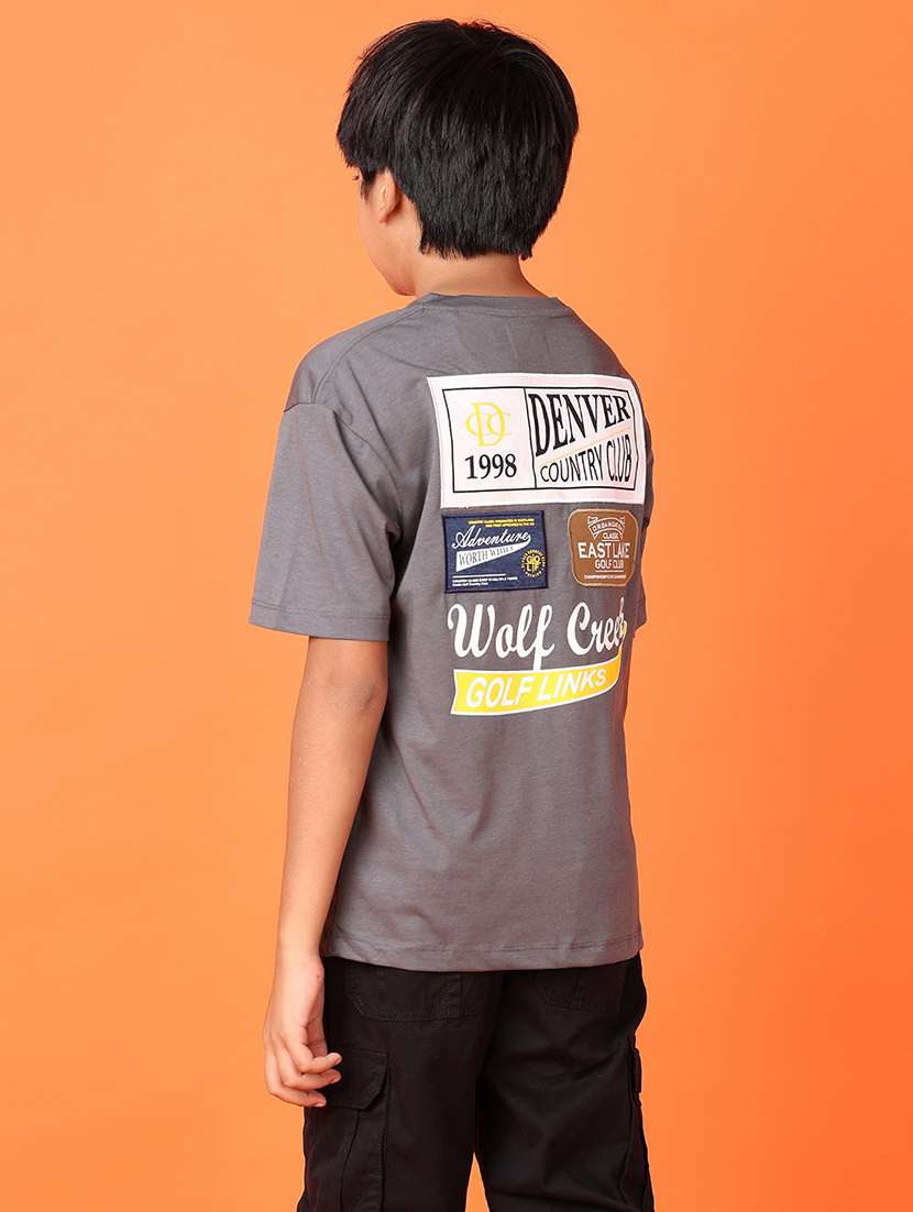 boys short sleeves front & back print t-shirt - 21519334 -  Standard Image - 3