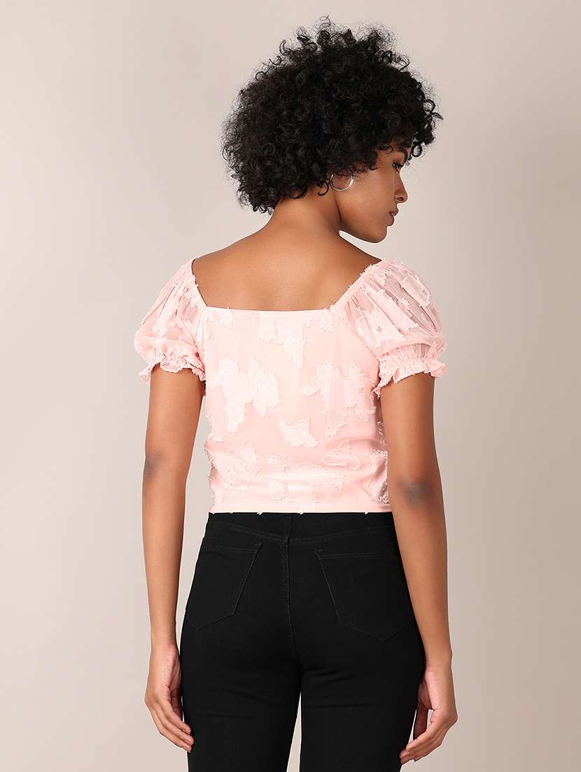 women self designed crop top - 21519393 -  Standard Image - 3