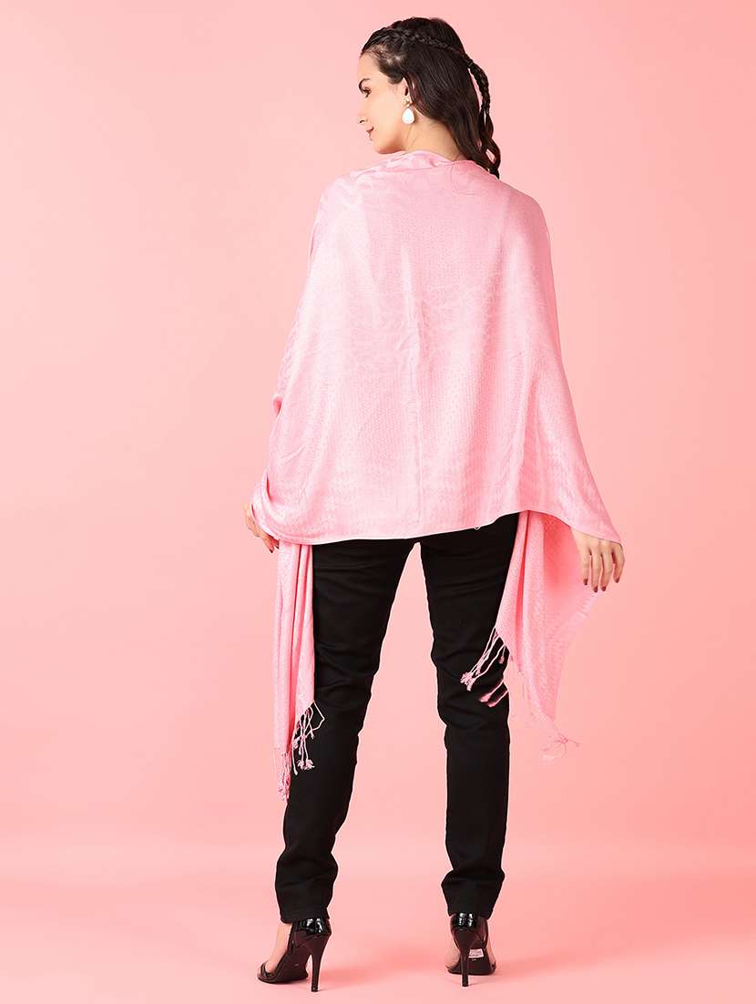 women self design winter stole - 21519448 -  Standard Image - 3