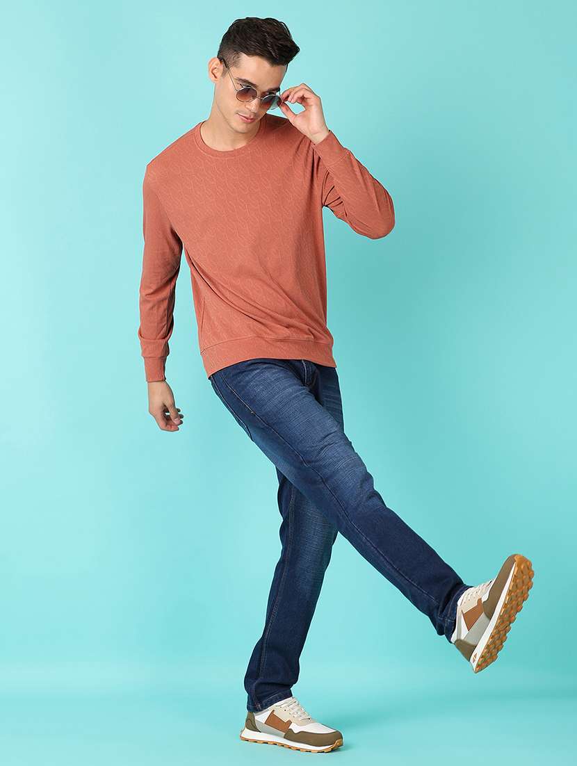 men self design long sleeve t-shirt - 21519452 -  Standard Image - 3