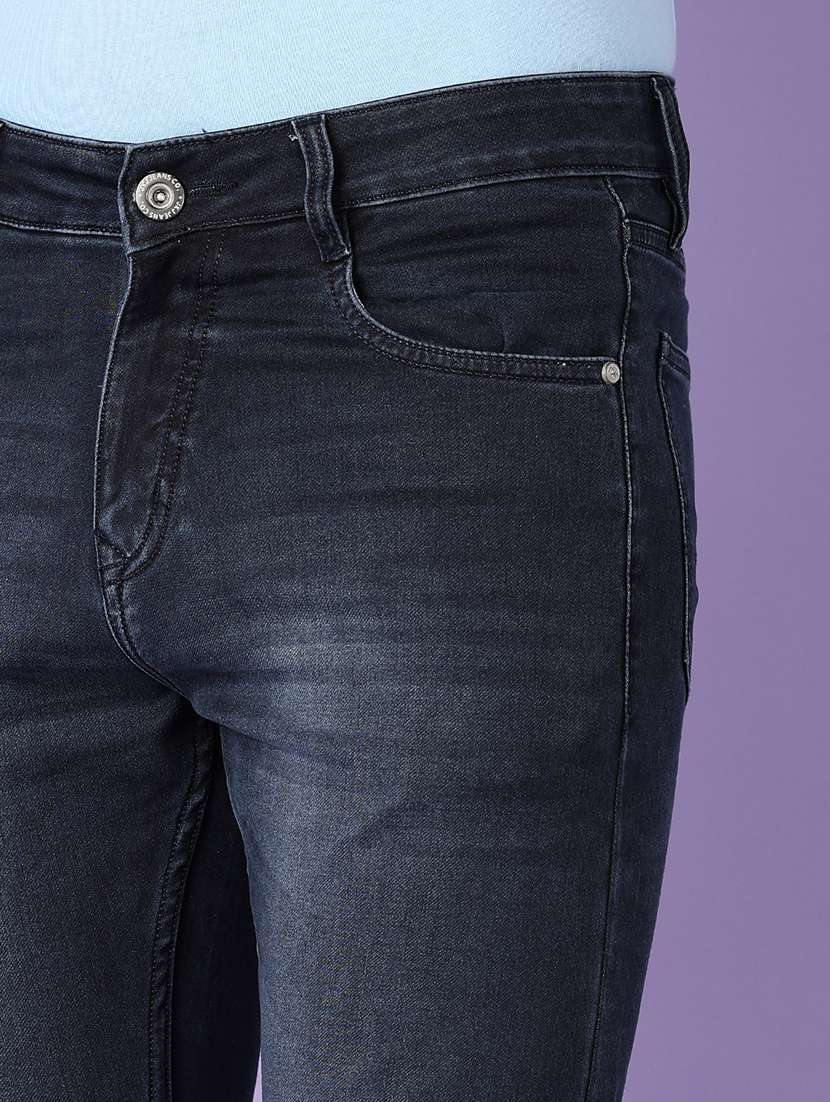 men solid mid rise slim fit jean - 21519463 - Standard Image - 5