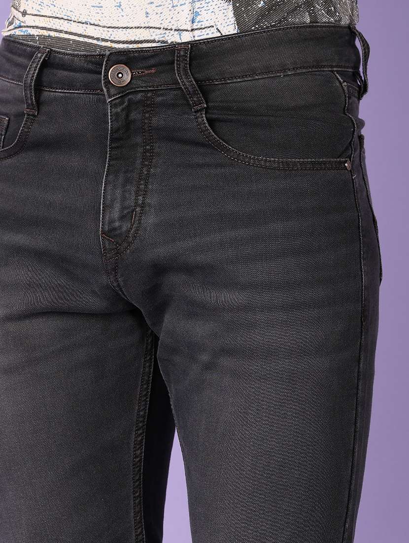 men solid mid rise slim fit jean - 21519561 - Standard Image - 5
