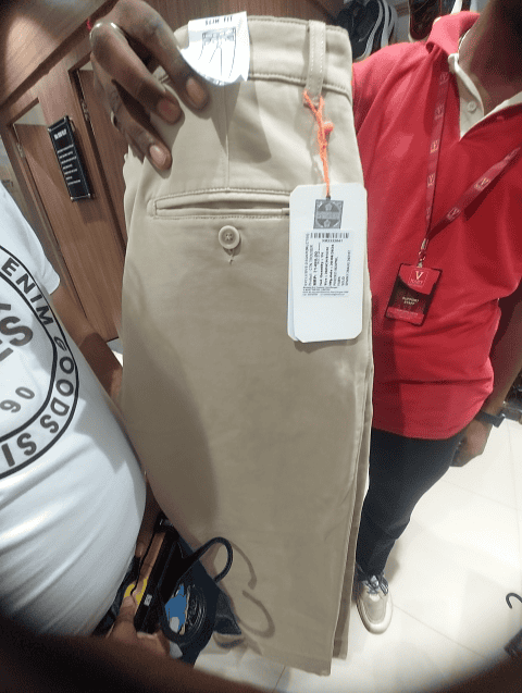 fawn knitted casual trousers - 21519583 - Zoom Image - 0