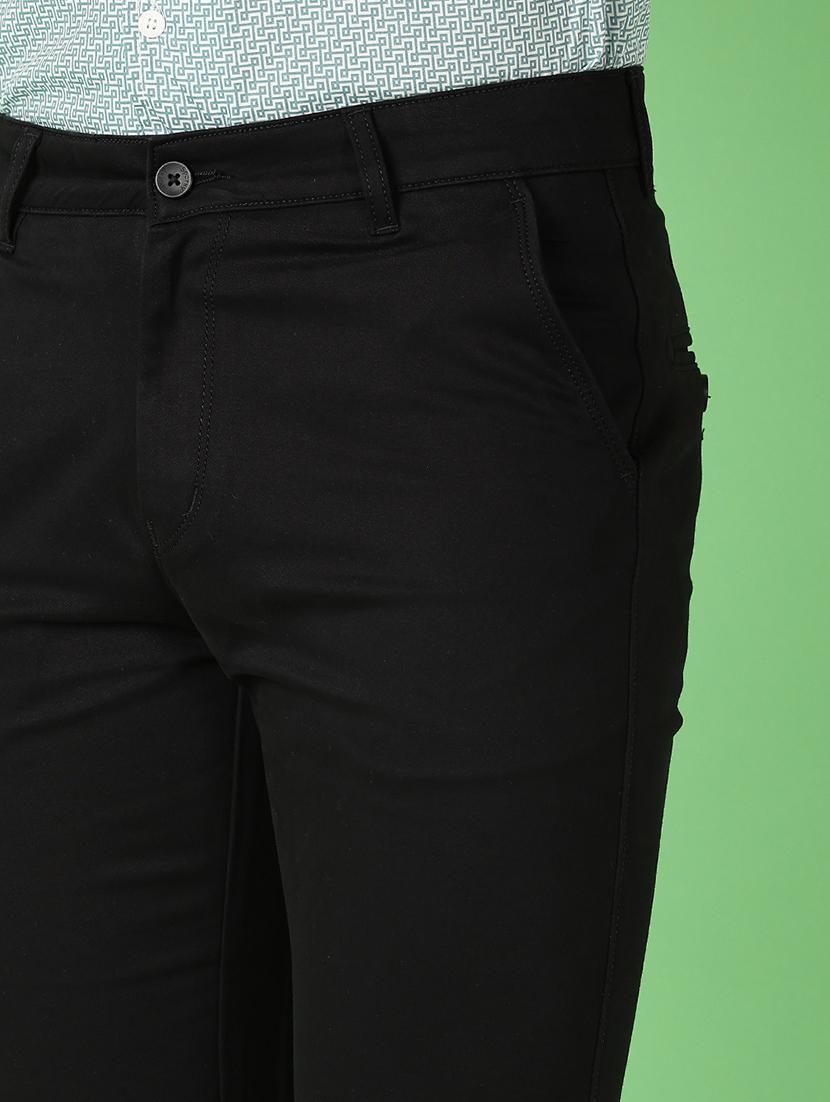 men mid rise solid chinos - 21519589 - Standard Image - 5