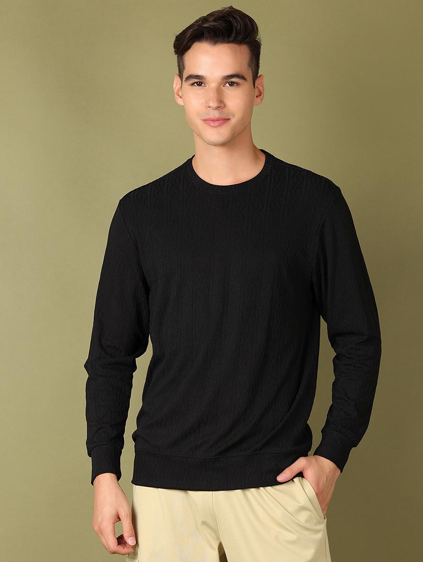 men typographic long sleeve t-shirt - 21519805 -  Zoom Image - 0