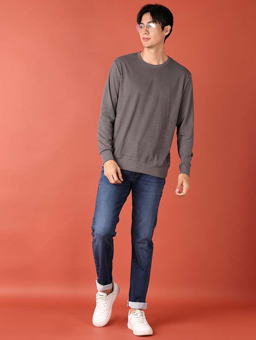 men self design long sleeve t-shirt - 21519806 -  Standard Image - 3