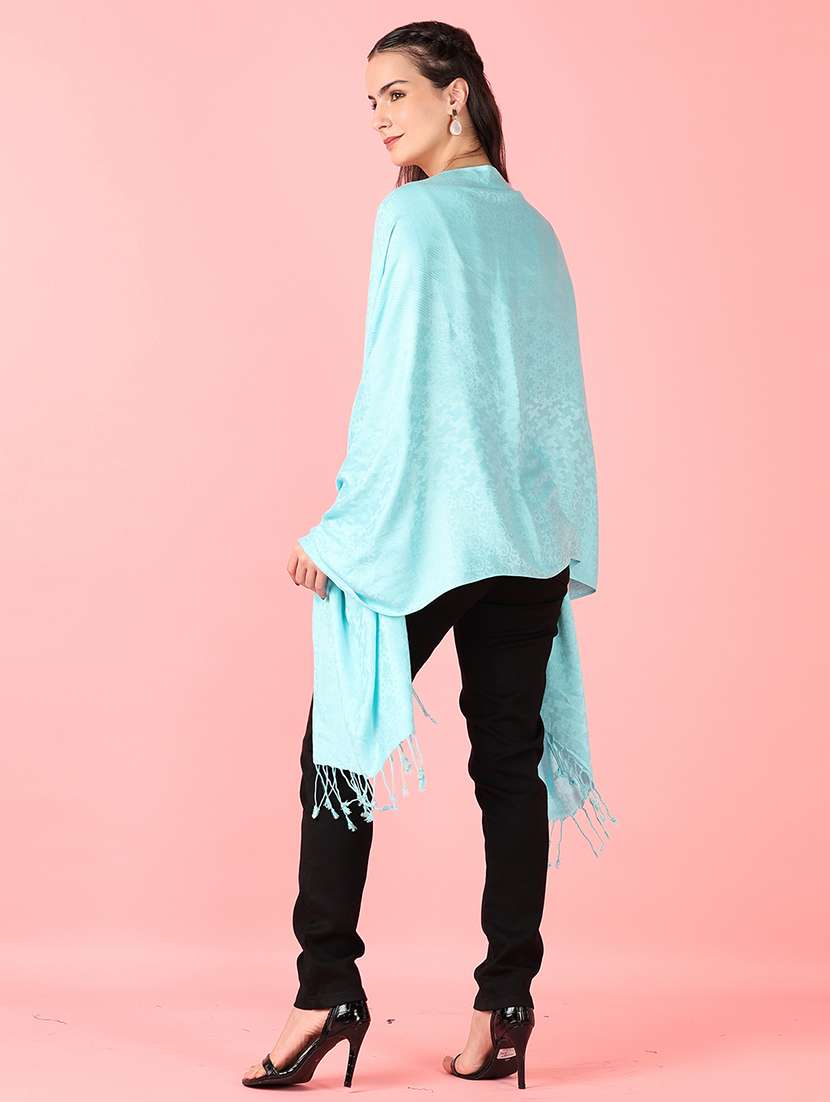 women self design winter stole - 21519810 -  Standard Image - 3