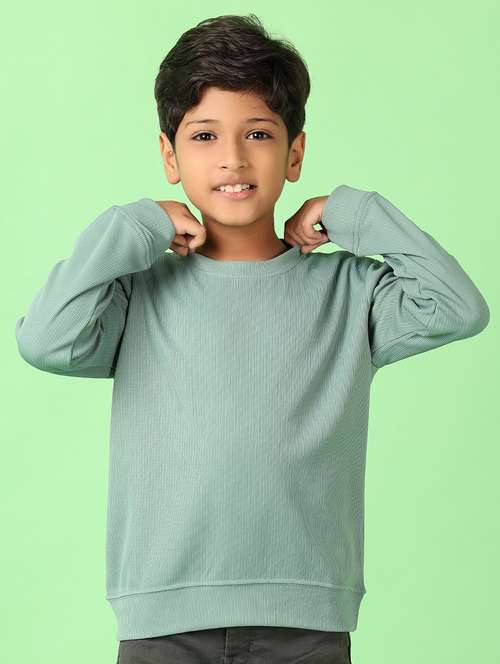 boys long sleeves solid t-shirt - 21520026 -  Standard Image - 0