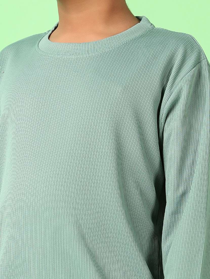 boys long sleeves solid t-shirt - 21520026 -  Standard Image - 5