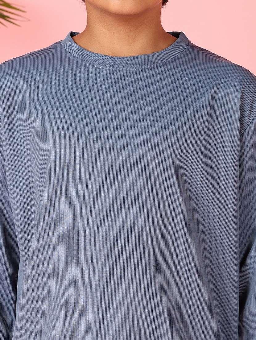 boys long sleeves solid t-shirt - 21520031 -  Standard Image - 5